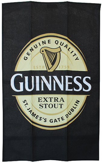 Geschirrtuch: Guinness Label 