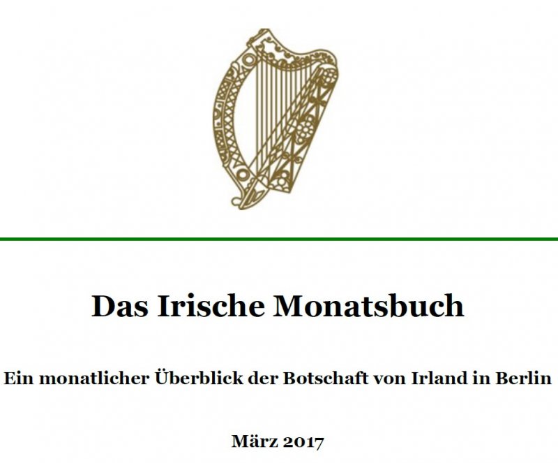 1182 Monatsbuch März 2017 der irischen Botschaft in Berlin 